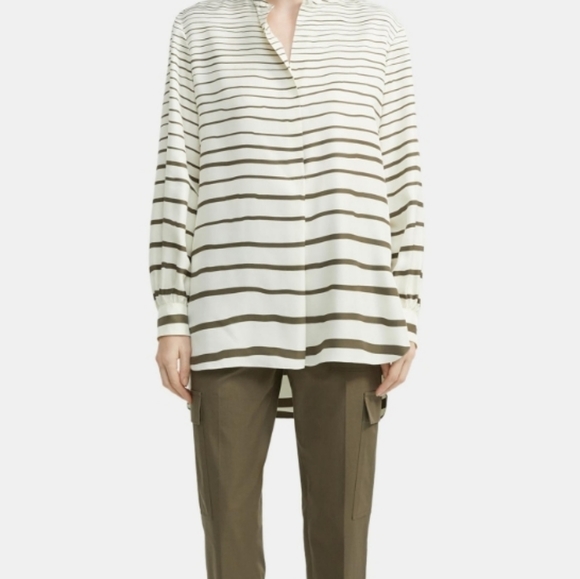 Nwt THEORY 100% silk popover tunic - Picture 5 of 7